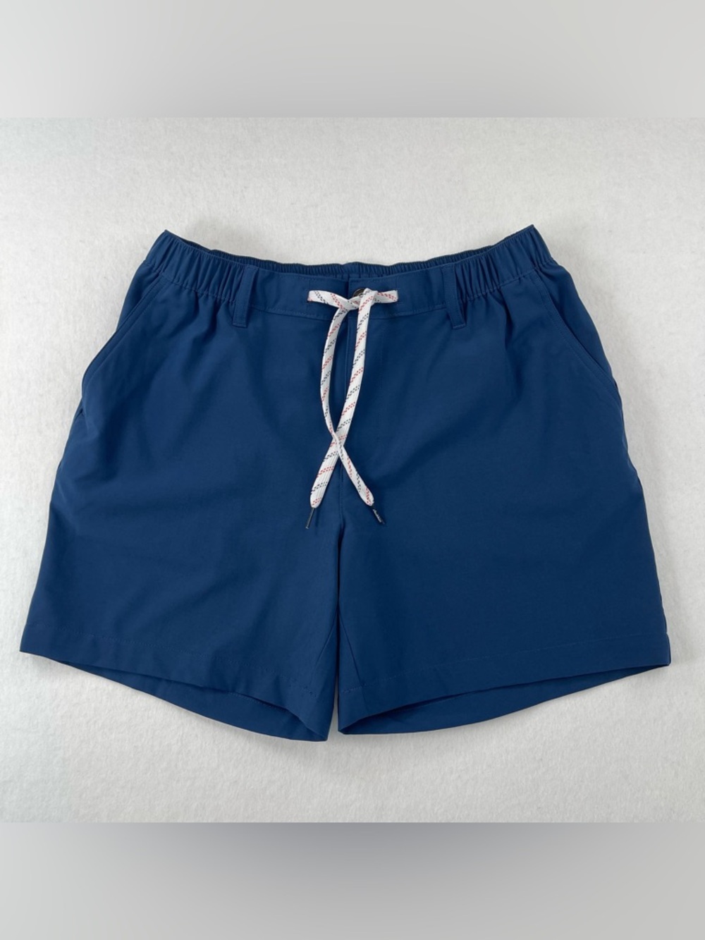 Chubbies Everywear Performance Shorts Men L Blue Drawstring Pockets 6" Inseam
